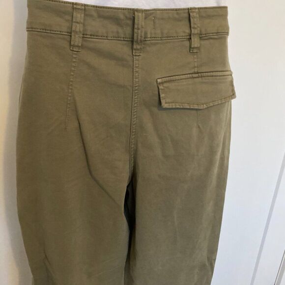 NWT Olive Green Chinos Khaki Straight Leg Pants Women's Size US 8 - Picture 14 of 14